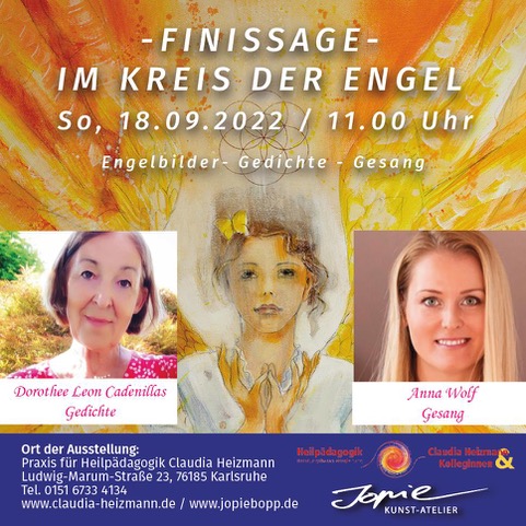 Engelbilder Ausstellung mit Jopie Bopp